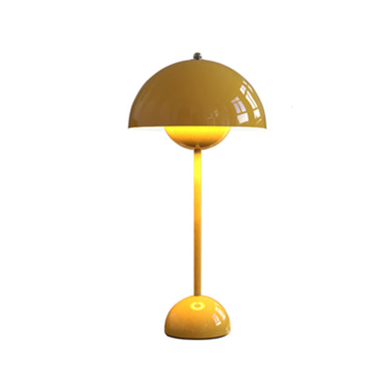 Lampes de table de nuit en dôme de style contemporain en métal lampe de table à 1 lumière