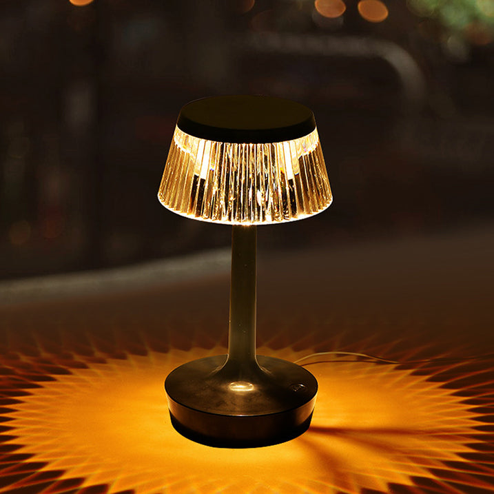 Lampes de table de nuit géométrique de style contemporain Metal 1 lampe de table à la lumière