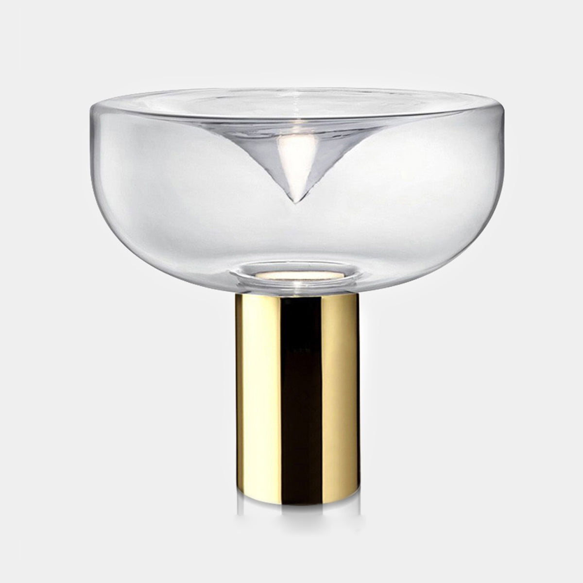 Modern Style Geometric Night Table Lamps Glass 1 Light Table Lamp