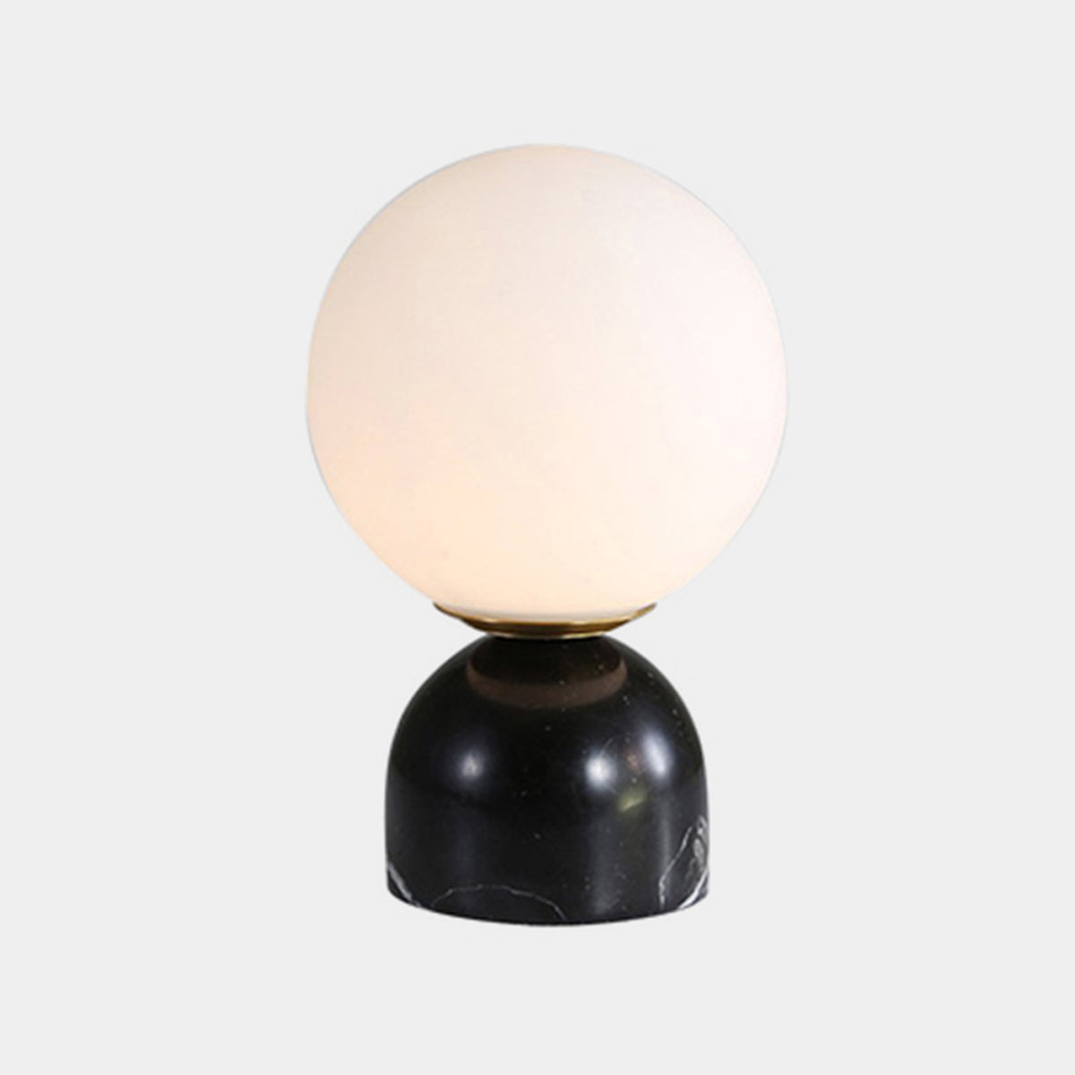 Modern Style Geometric Night Table Lamps Glass 1 Light Table Lamp