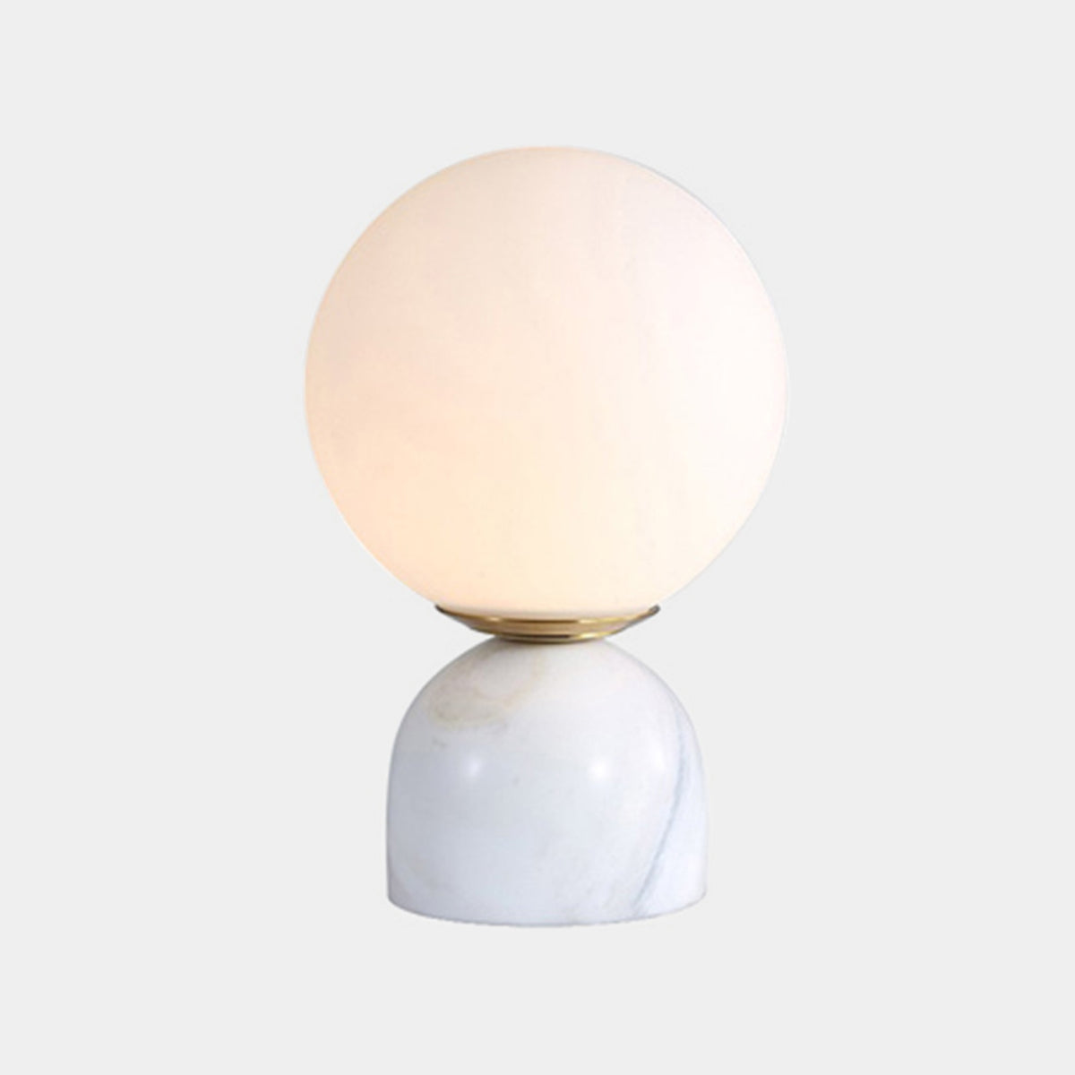 Modern Style Geometric Night Table Lamps Glass 1 Light Table Lamp
