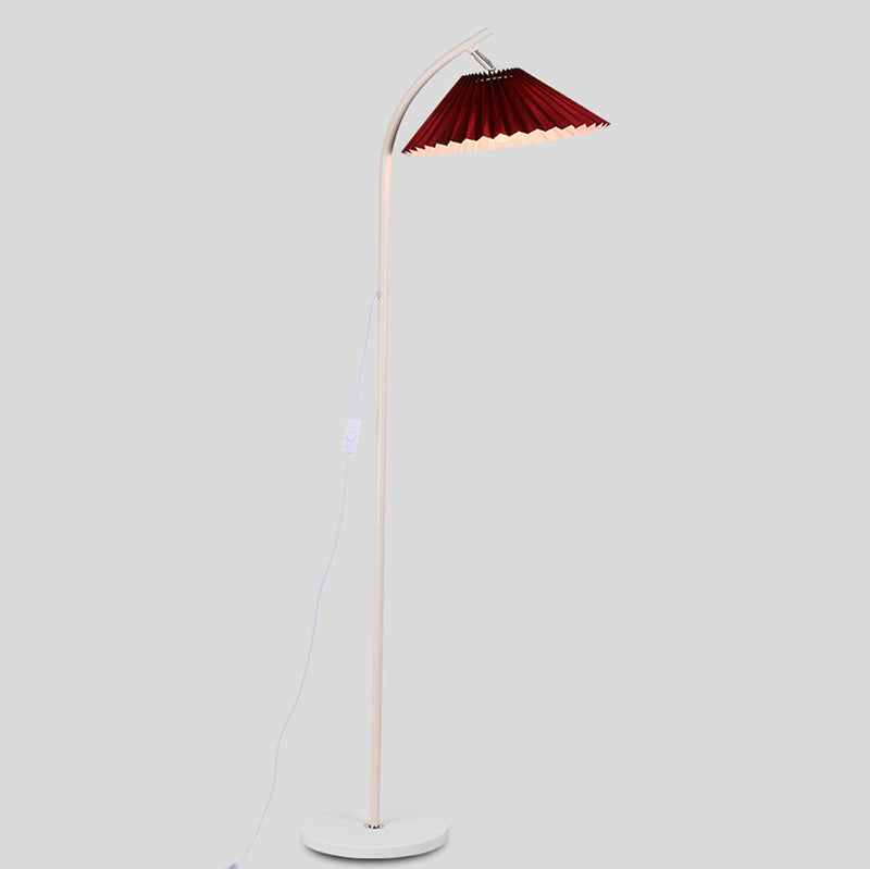 Floor Standing Lamp Modern Style Floor Light with Fabric Shade