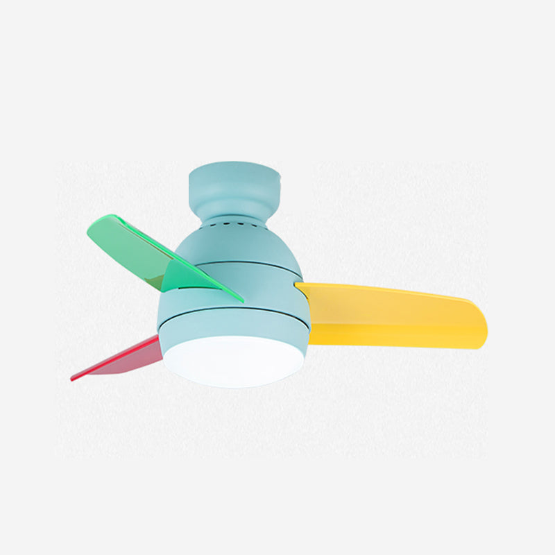 Modern Style Ceiling Fan Lamp Metal 1 Light Ceiling Fan Lighting for Children's Room