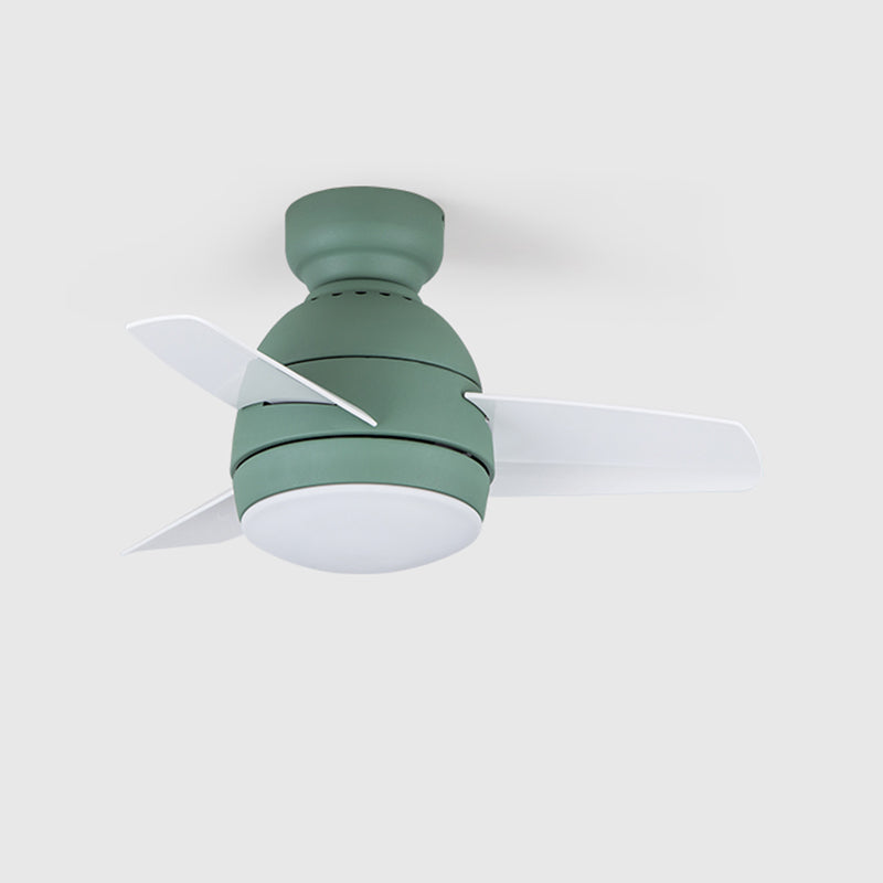 Modern Style Ceiling Fan Lamp Metal 1 Light Ceiling Fan Lighting for Children's Room