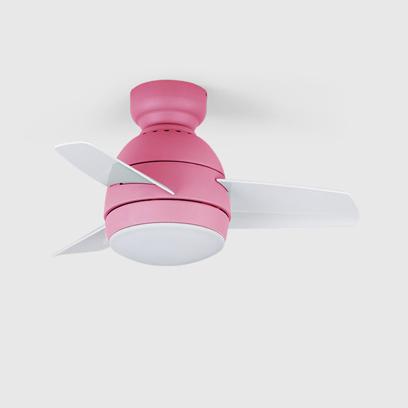 Modern Style Ceiling Fan Lamp Metal 1 Light Ceiling Fan Lighting for Children's Room