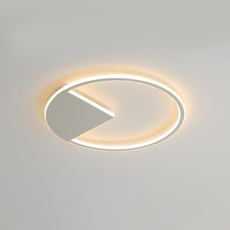 Metal Circular Ceiling Mount Light Fixture Nordic LED Ceiling Fixture