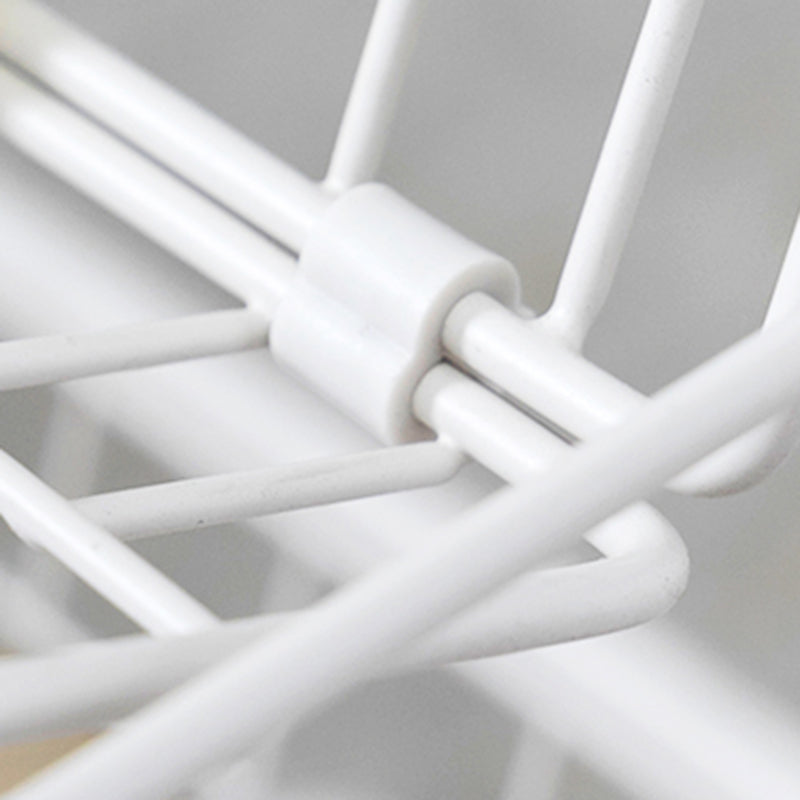 Modern Style Etagere Bookshelf Vertical Open Back Metal Bookcase for Home