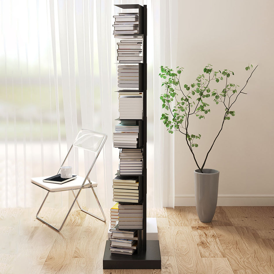 13.78"W Bookshelf Contemporary Style Invisible Bookcase for Office Study Room