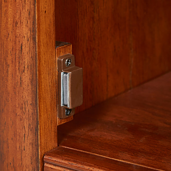 Modern Style Vertical Standard Bookcase Wooden Closed Back Bookshelf