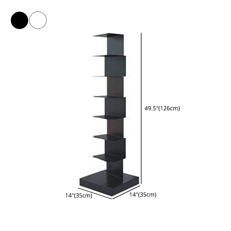14"W Bookshelf Modern Style Invisible Bookcase for Office and Home