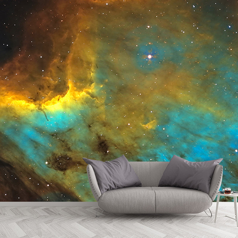 Photography Cosmos Mural Mildew Resistant Wallpaper Sleeping Room Wall Mural