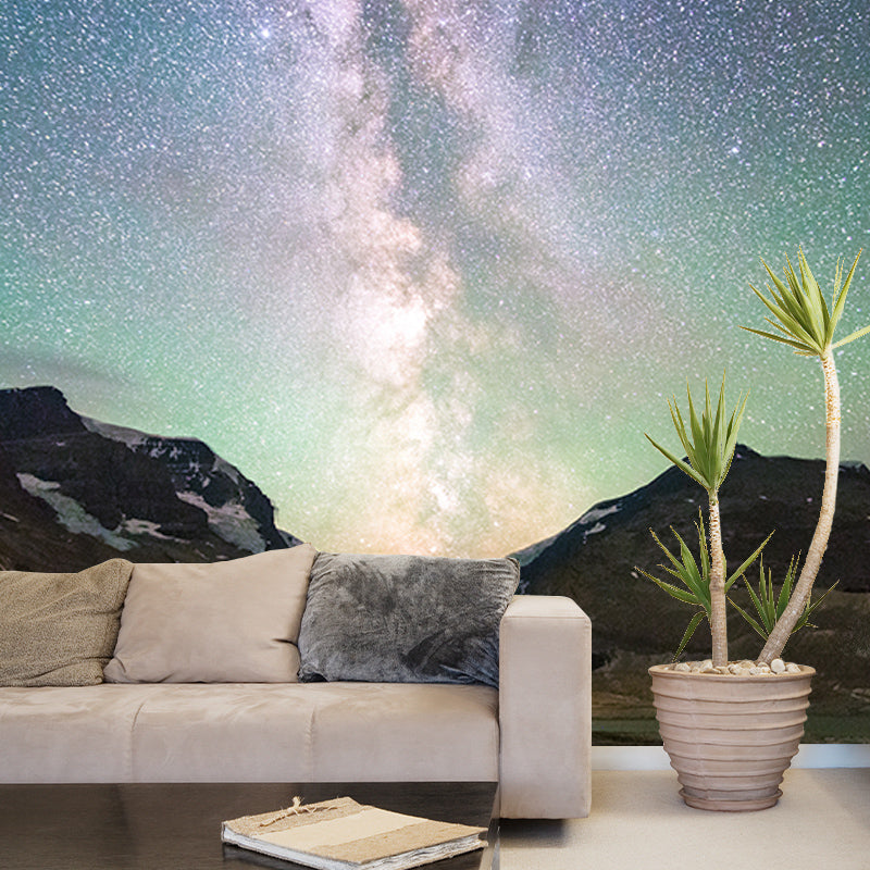 Photography Cosmos Mural Mildew Resistant Wallpaper Sleeping Room Wall Mural