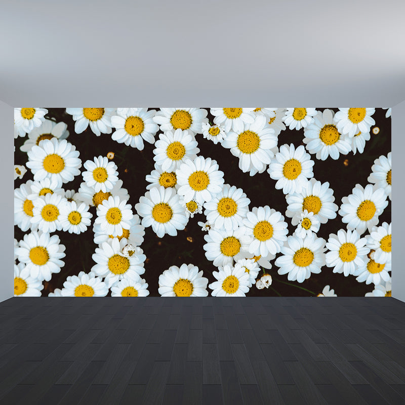 Washable Stain Resistant Mural Wallpaper Beautiful Flowers Indoor Wall Mural