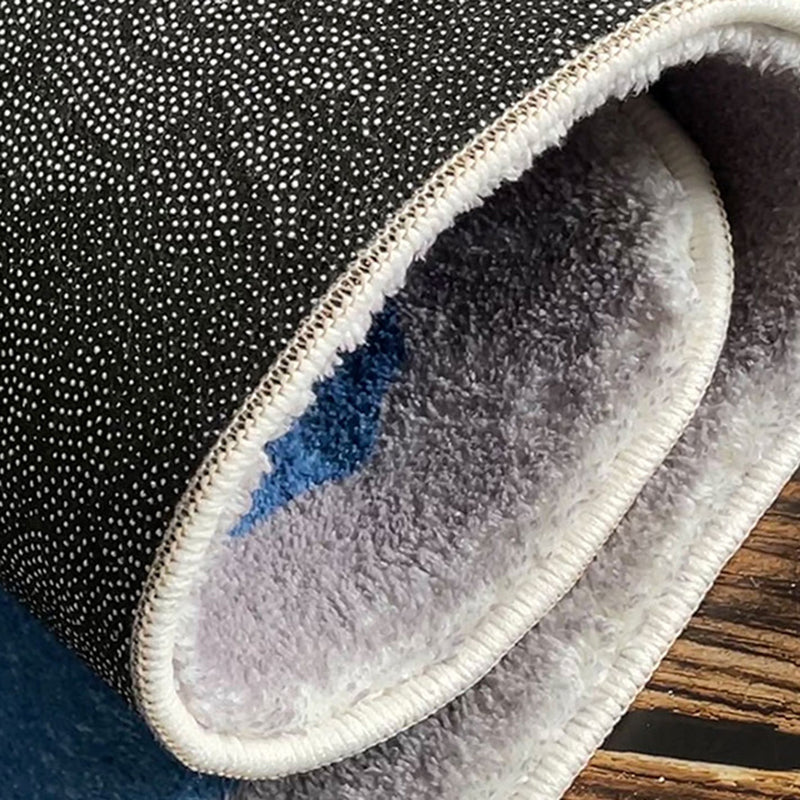 Light Pink Graphic Rug Polyester Modern Rug Washable Area Rug for Living Room