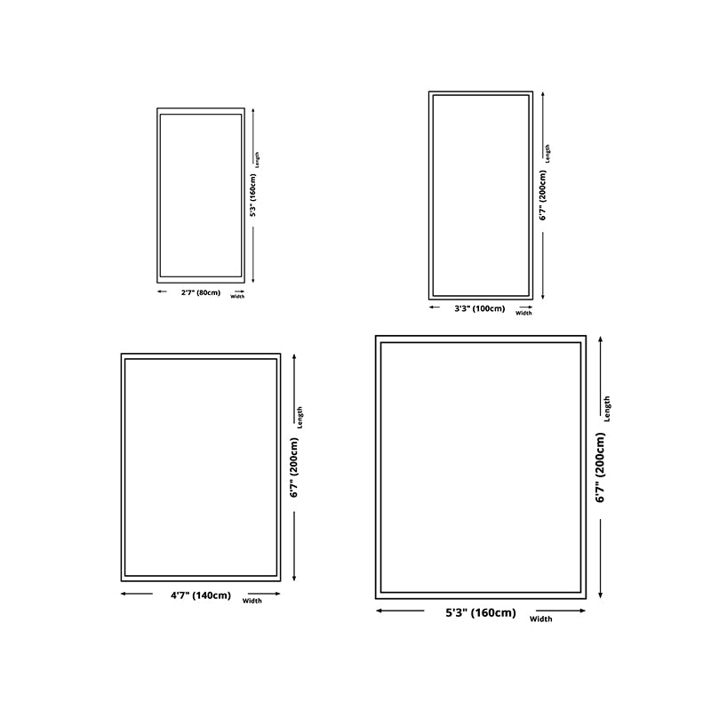 Grey Line Carpet Polyester Modern Carpet Washable Carpet for Living Room