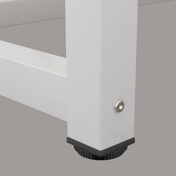 Contemporary Bar Table Rectangle Bar Dining Table with Trestle Base