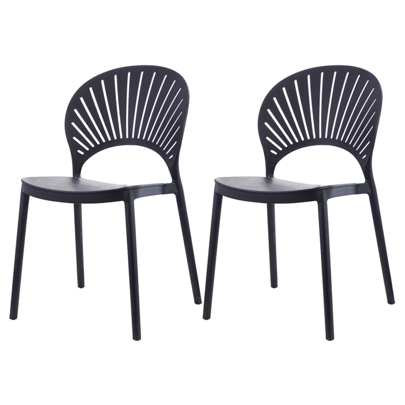 Scandinavian Home Stackable Stool Matte Finish Plastic Barstool