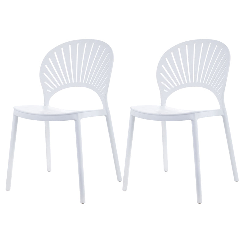 Scandinavian Home Stackable Stool Matte Finish Plastic Barstool