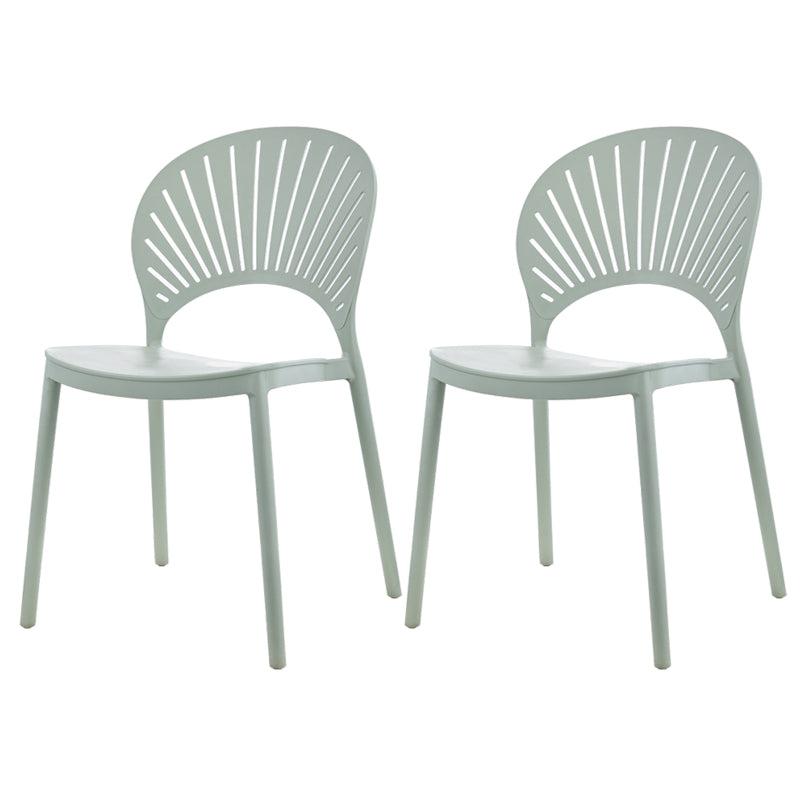 Scandinavian Home Stackable Stool Matte Finish Plastic Barstool