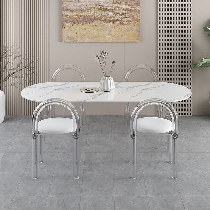 Modern 1/5 Pieces Dining Set Stone Dining Table for Dining Room