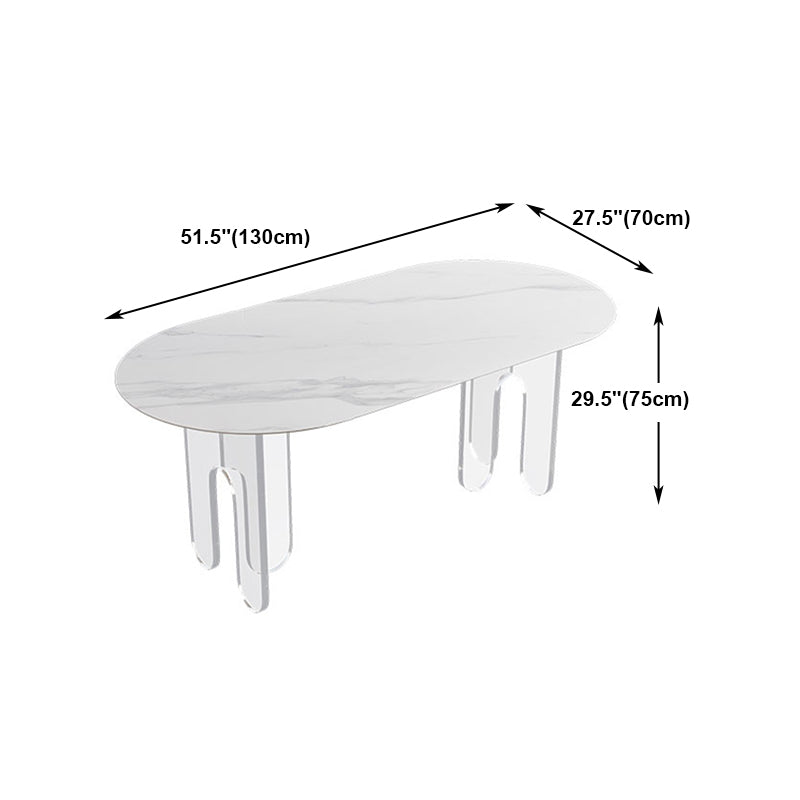 Modern 1/5 Pieces Dining Set Stone Dining Table for Dining Room