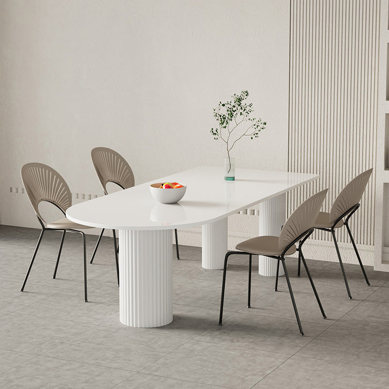 Modern 1/2/4/5 Pieces Dining Set Rectangle Stone Dining Table for Dining Room