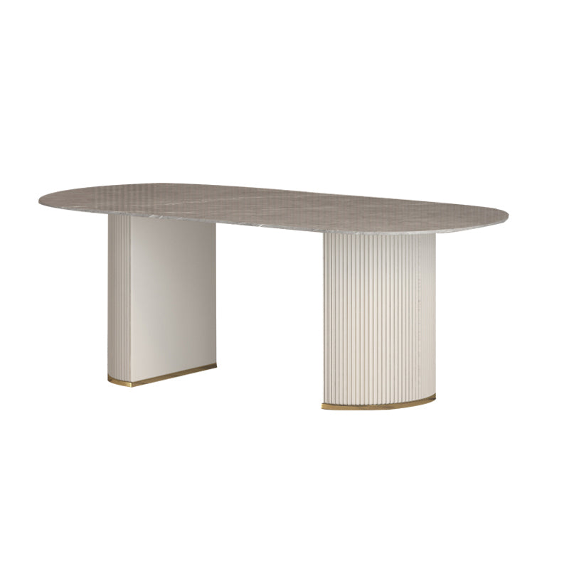 Modern 1/2/4/5/7 Pieces Dining Set Rectangle Stone Dining Table for Dining Room