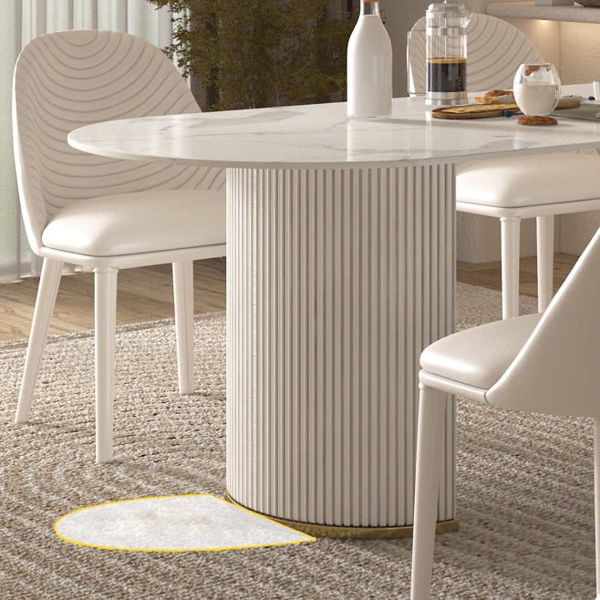 Modern 1/2/4/5/7 Pieces Dining Set Rectangle Stone Dining Table for Dining Room