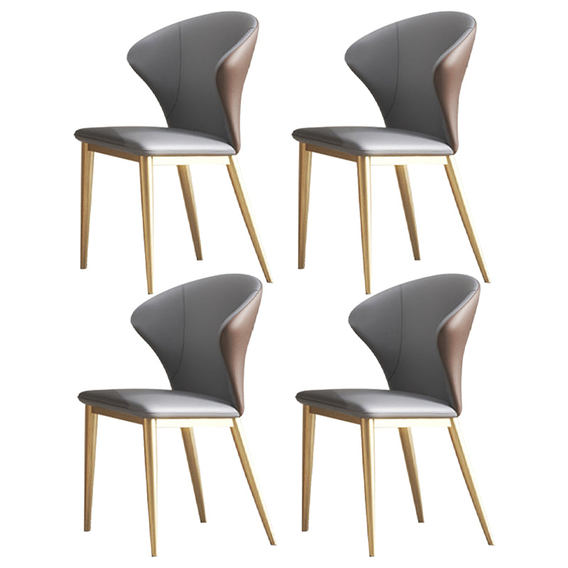 Luxury 1/3/4/5/7 Pieces Dining Set Sintered Stone Top Dining Table with Leather Chairs