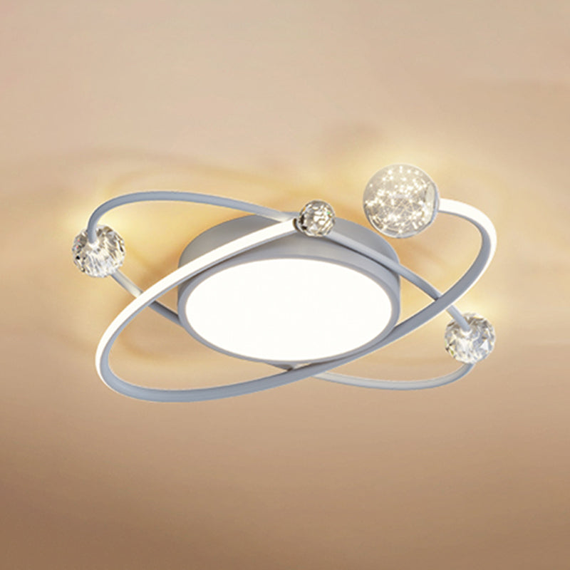 LED Flush Mount Light Modern Ceiling Lamp for Bedroom Living Room