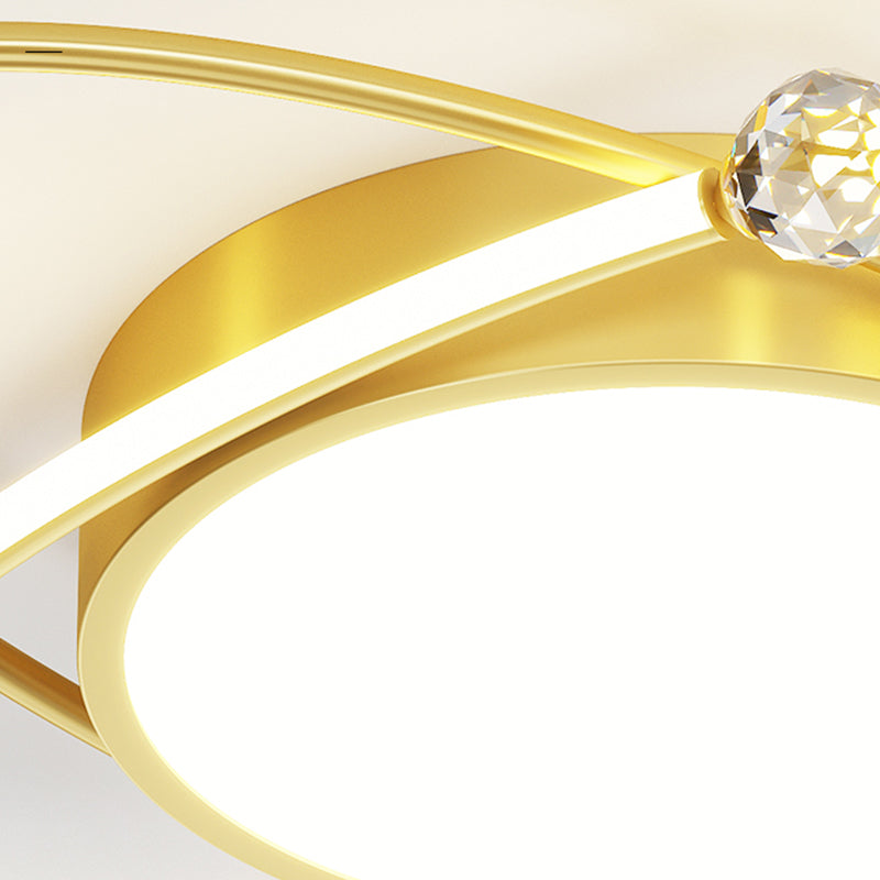 LED Flush Mount Light Modern Ceiling Lamp for Bedroom Living Room