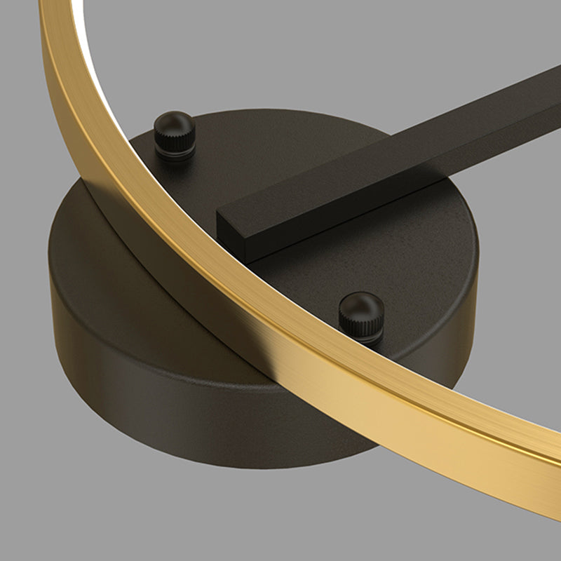 Ring LED Flush Mount Light with Spotlights Modern Ceiling Lamp for Foyer Bedroom