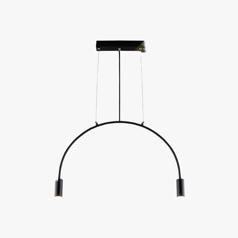 Contemporary Pendant Lights Cylinder Hanging Lighting Fixtures Metal for Kitchen Island