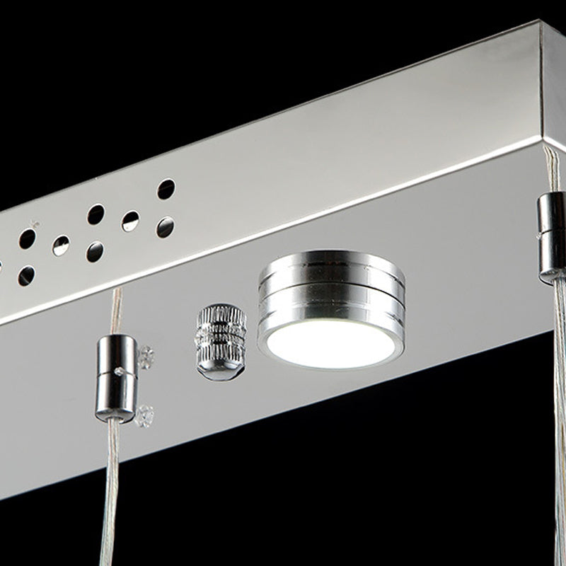 Contemporary Pendant Lights Note Shape Island Lights Crystal 3 Light for Kitchen Island