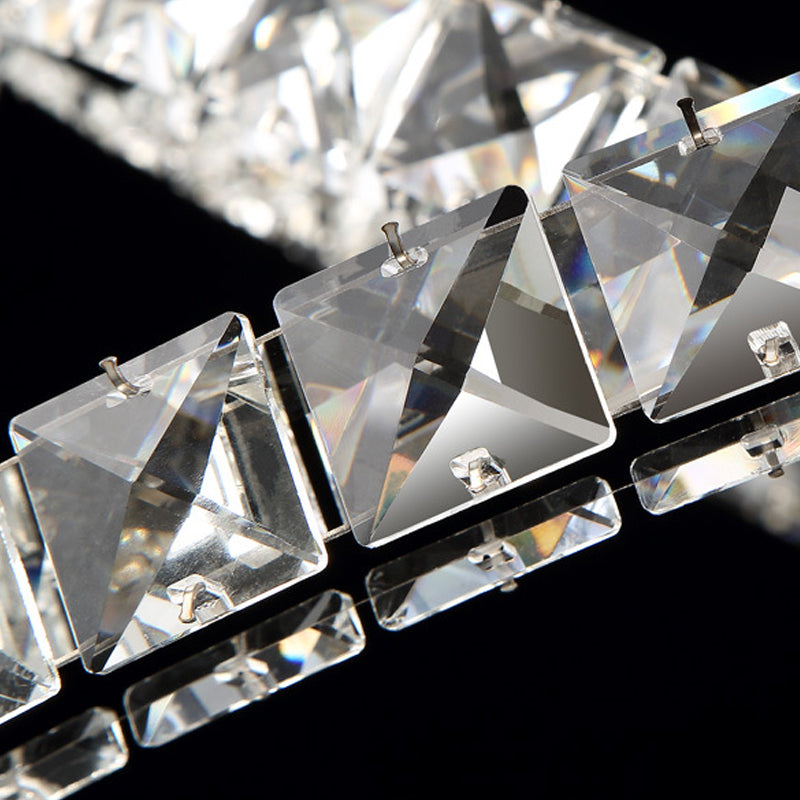 Contemporary Pendant Lights Note Shape Island Lights Crystal 3 Light for Kitchen Island