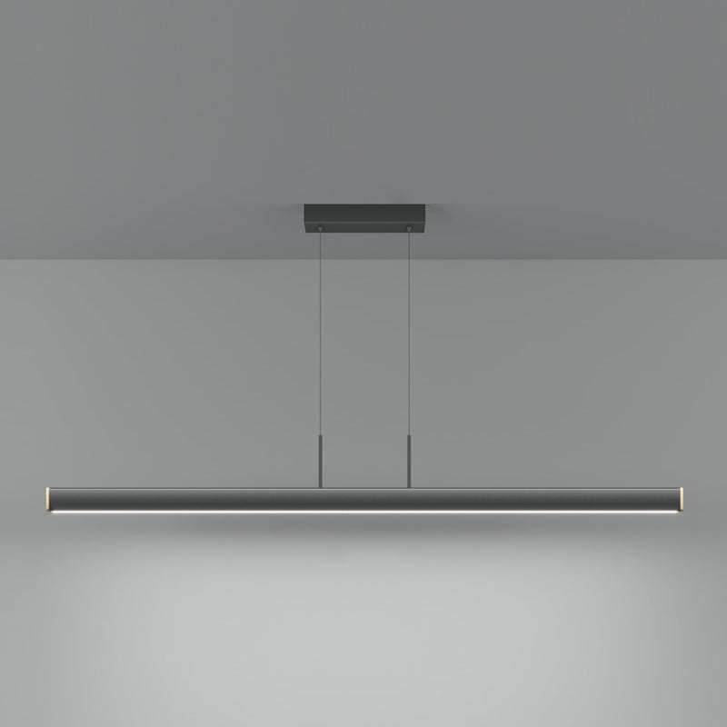 Contemporary Linear LED Chandelier Light Fixtures Restaurant Hanging Chandelier