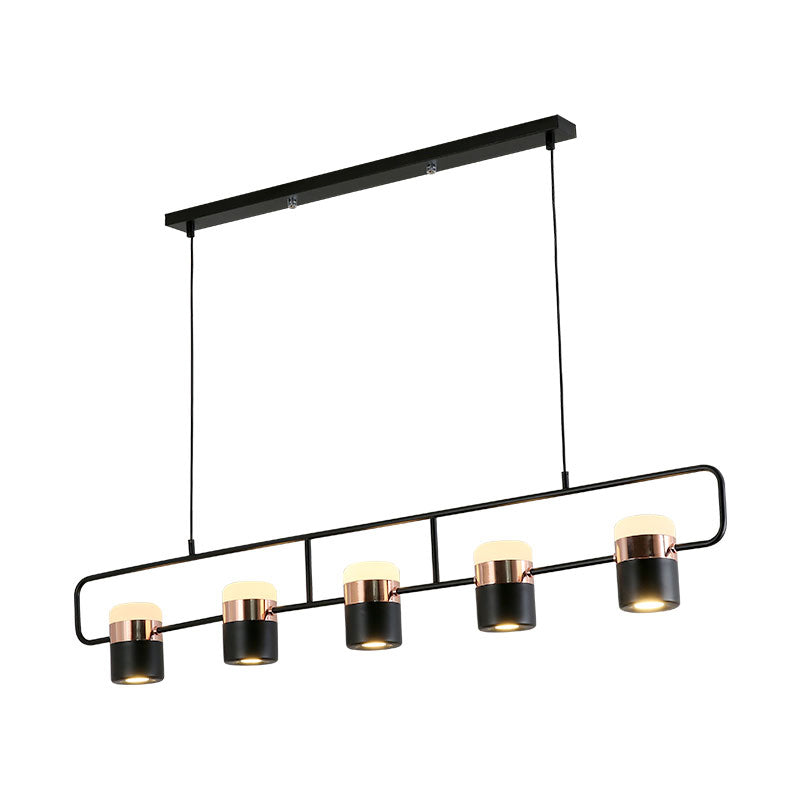 Modern Style Cylinder Pendant Lights Metal Hanging Pendant Lights