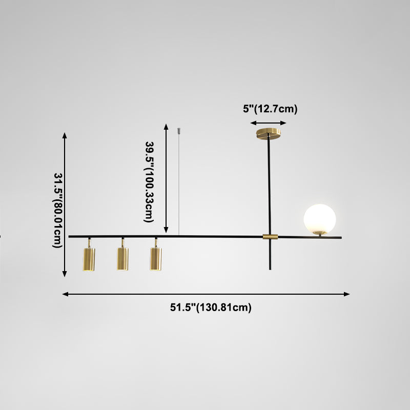 Modern Style Cylinder Hanging Pendant Lights Metal Ceiling Pendant Lights