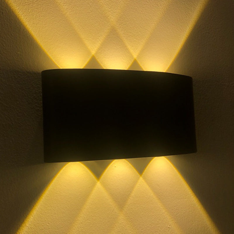 Geometric Wall Mounted Lamp Modern Style Metal Multi Lights Wall Lighting Ideas