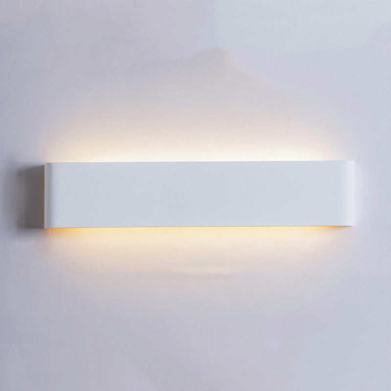 Rectangle Shape Metal Wall Lighting Ideas Modern Style Wall Mounted Light Fixtures