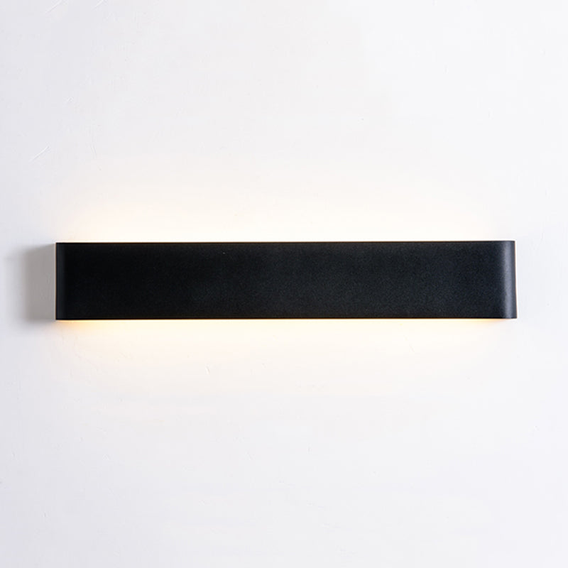Rectangle Shape Metal Wall Lighting Ideas Modern Style Wall Mounted Light Fixtures