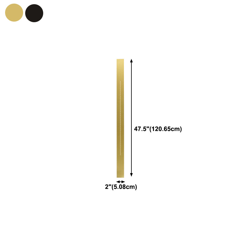 Metal Strip Shape Wall Light Minimalist 1 Light LED Wall Sconce for Aisle