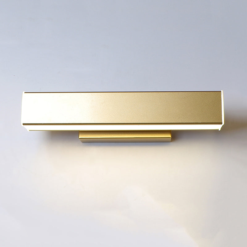 Metal Square Shape Wall Mount Lighting Modern 1-Light Wall Light Fixtures