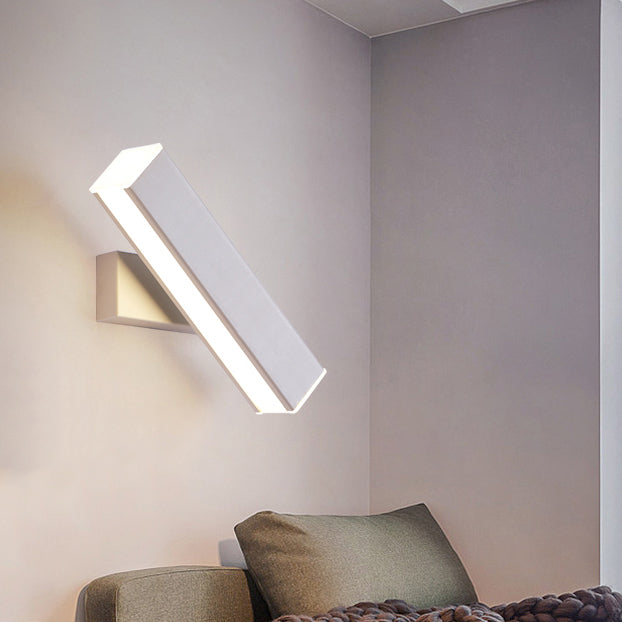 Metal Square Shape Wall Mount Lighting Modern 1-Light Wall Light Fixtures