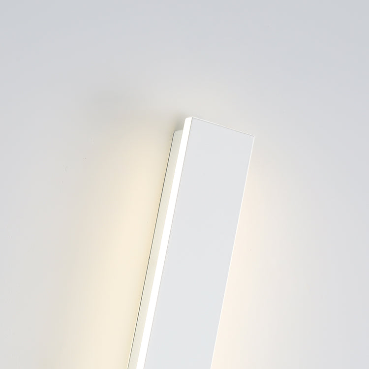 Linear Shape Metal Wall Lighting Idea Modern Style 1 Light Wall Mount Lighting