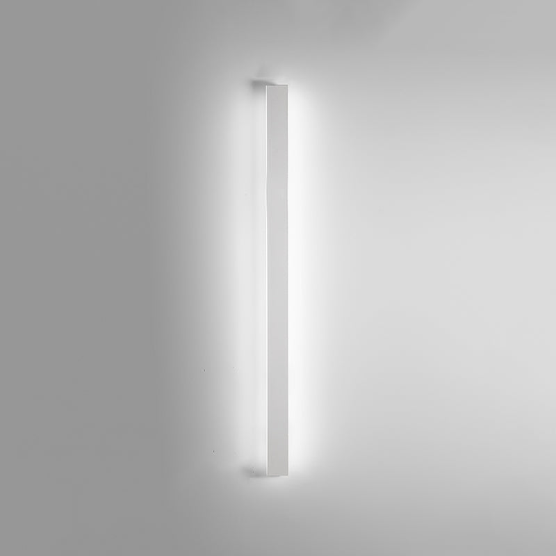 Linear Shape Metal Wall Lighting Idea Modern Style 1 Light Wall Mount Lighting
