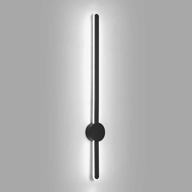 Aluminum Straight Wall Light Modern Style LED Wall Sconce for Living Room