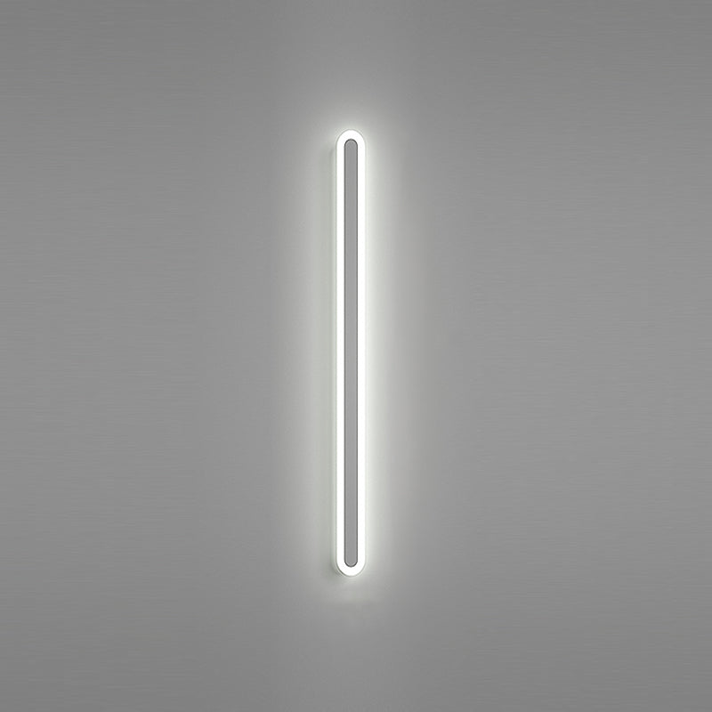 Linear Shape Metal Wall Mount Lighting Modern Style 1-Light Wall Mounted Light Fixtures
