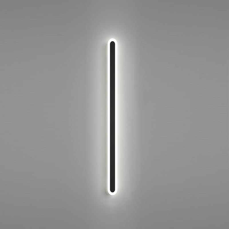 Linear Shape Metal Wall Mount Lighting Modern Style 1-Light Wall Mounted Light Fixtures