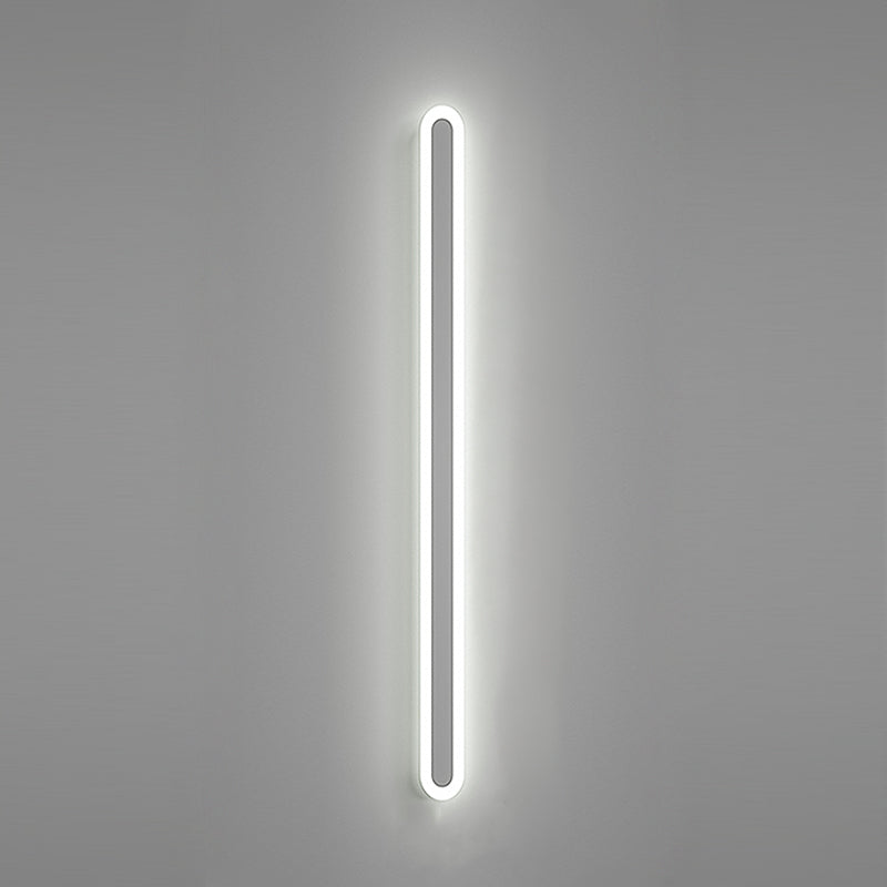 Linear Shape Metal Wall Mount Lighting Modern Style 1-Light Wall Mounted Light Fixtures